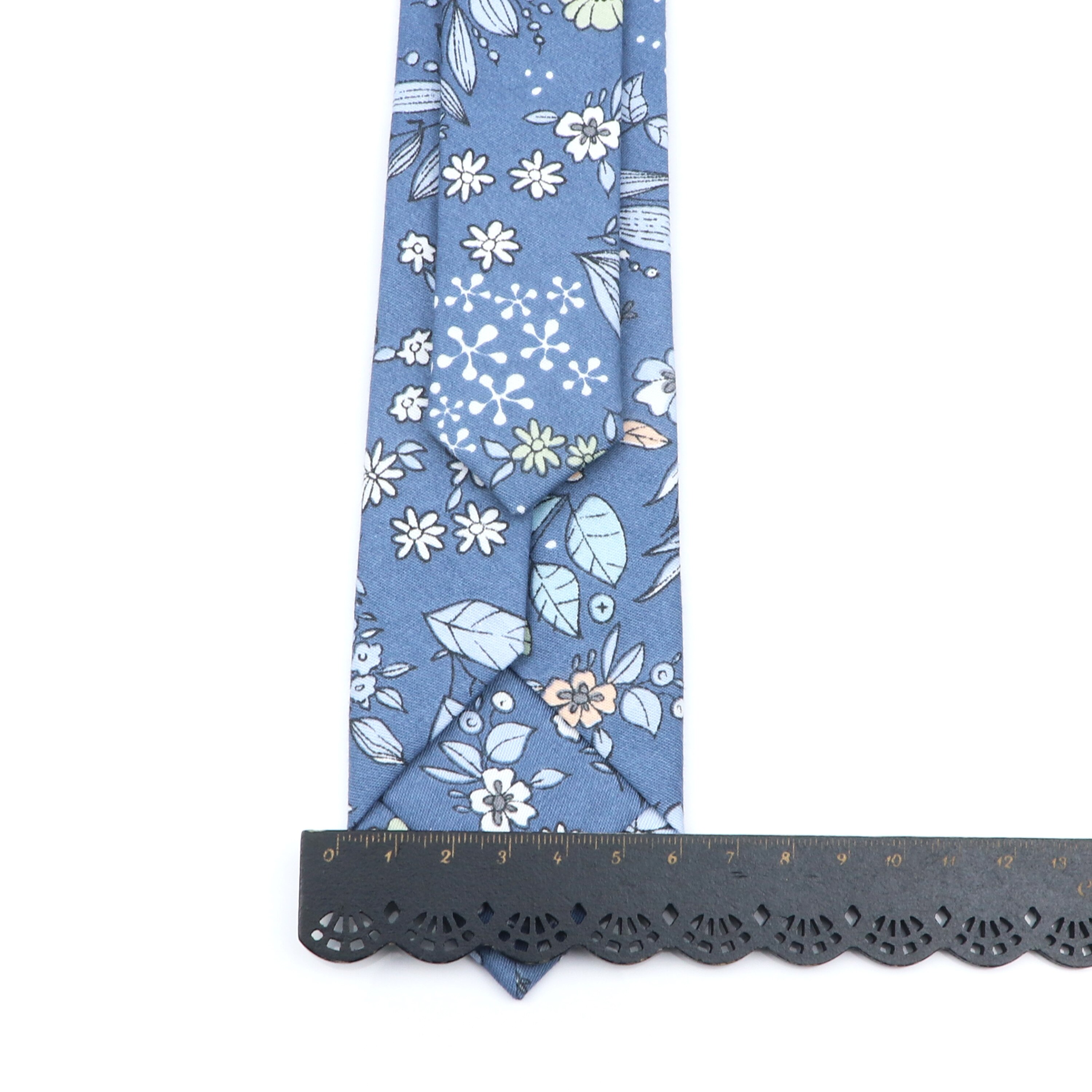 Cotton Floral Tie For Men Women Skinny Print Necktie For Wedding Casual Man's Neckties Classic Suits Flower Cravat