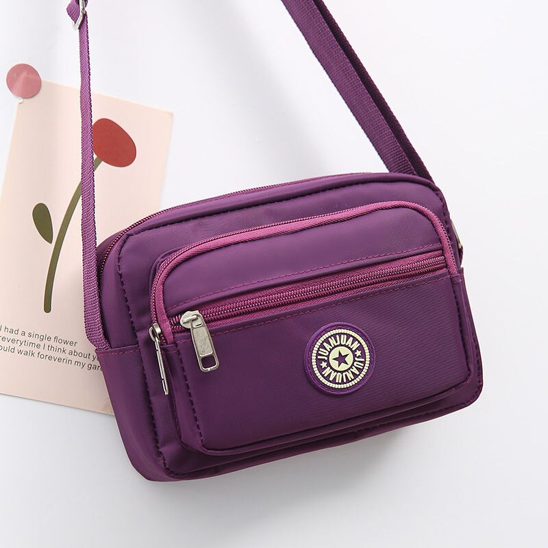 Women Nylon Shoulder Bag for Laidies Large Capacity Messenger Mum Bags Mini Woman&#39;s Crossbody Bag Zipper Closure Femme: 17