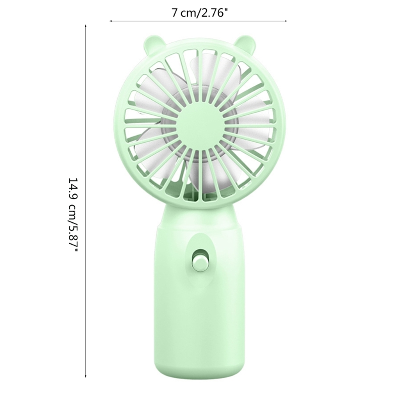 Handheld Mini Fan AA-Battery Powered Super Mute Home Office Cooling Fan
