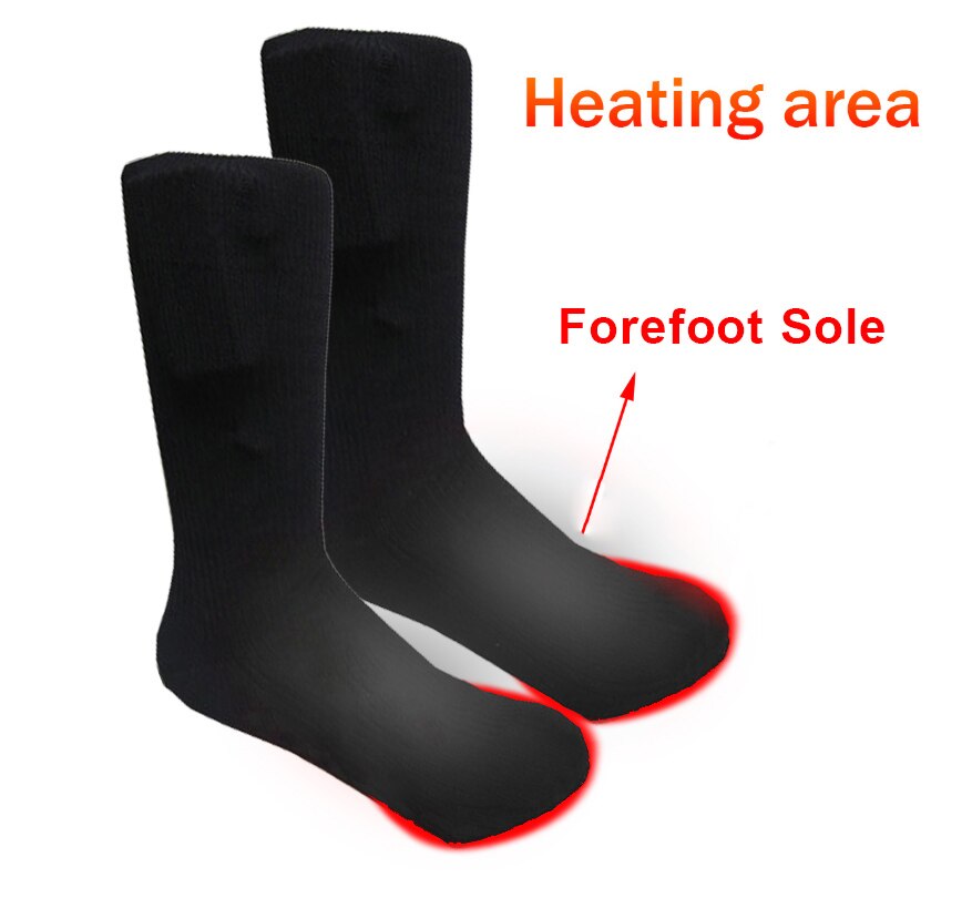 3.7V 3adjustable Warmer Socks Electric Heated Socks Rechargeable Battery For Women Men Winter Outdoor Skiing Cycling Sport Heate