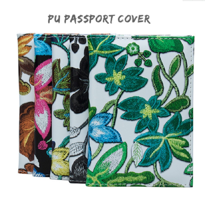 Bloemen Paspoort Covers Reizen Paspoort Case Rusland Document Cover SIM Paspoort ID Kaarthouders Voor Vrouwen