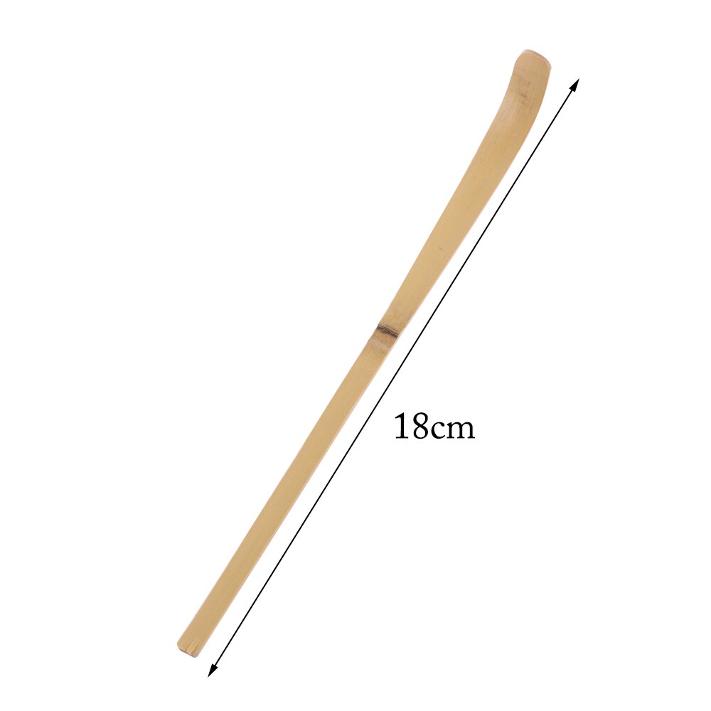 1PC Schwarz Bambus Holz Tee Stöcke Matcha Löffel Blatt Spachtel würzen Gerät Tee Schalen Kochen Utensil Teegeschirr Küche Werkzeug