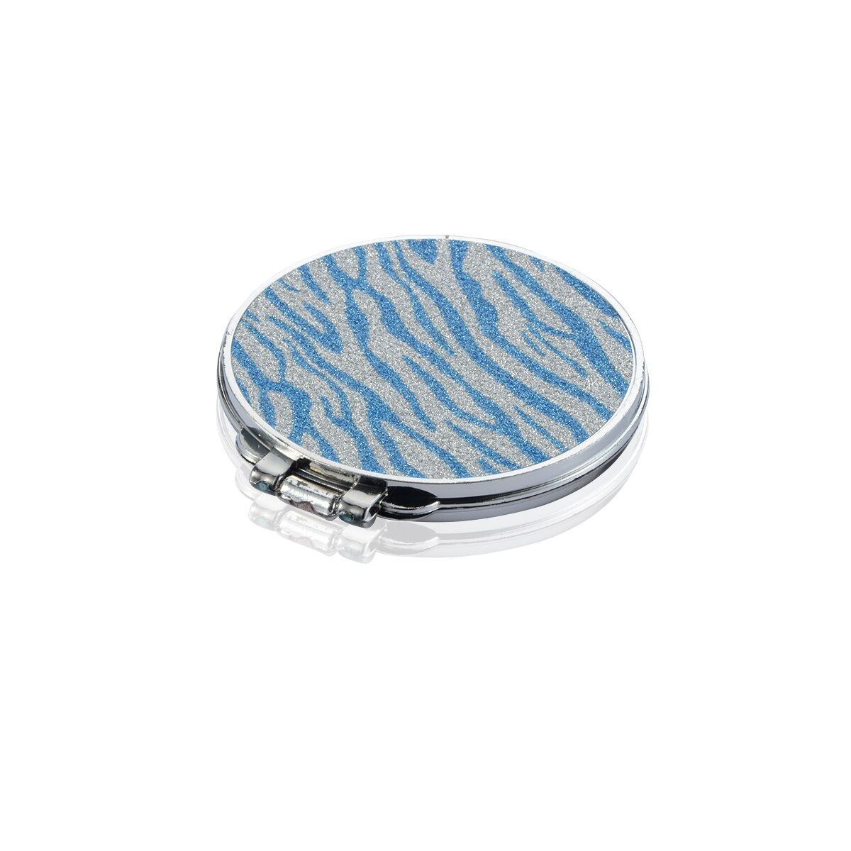 Rond Bling cristal Mini beauté poche miroir maquillage Compact miroir cosmétique Compact miroirs Portable Double côtés aléatoire