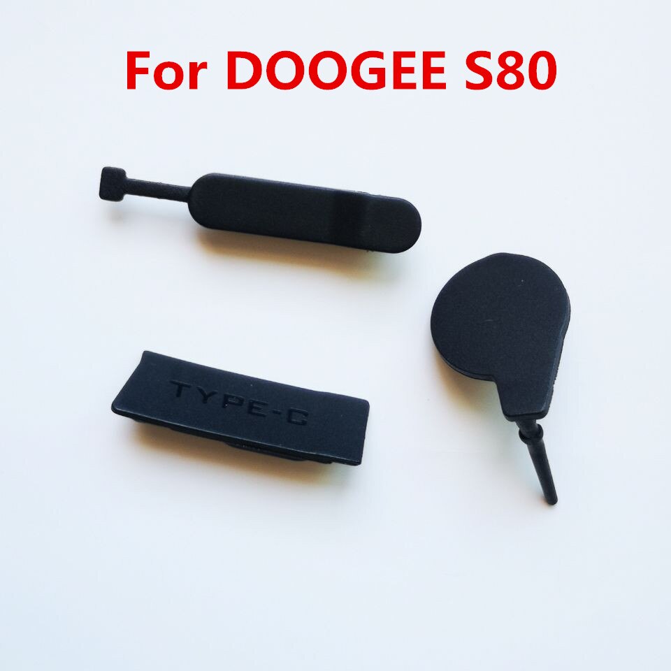 Prise d'antenne USB Cato Anti-poussière pour DOOGEE S80 Lite, plateau de téléphone portable, fente de carte Sim, couvercle de Type C,