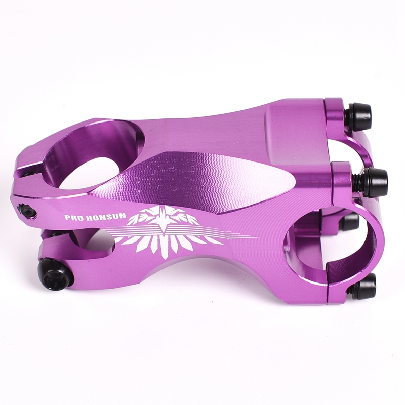 CNC Bicycle stem 7 colors 1-1/8 MTB road Cycling Kids' Bikes Fixed gear bike Bicycle stem 25.4 X 28.6 X 60mm Handlebar Stem 100g: purple