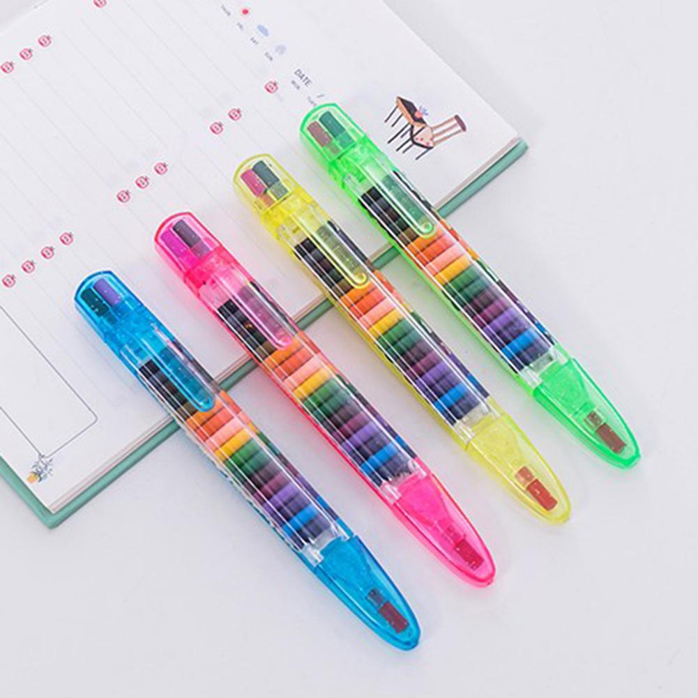 4 STUKS Kleurrijke Olie Pastel 20 Kleuren Olie Verf Pen Veilig Niet Giftig Graffiti Pen Voor Kids Schilderij Tekening Briefpapier School levert
