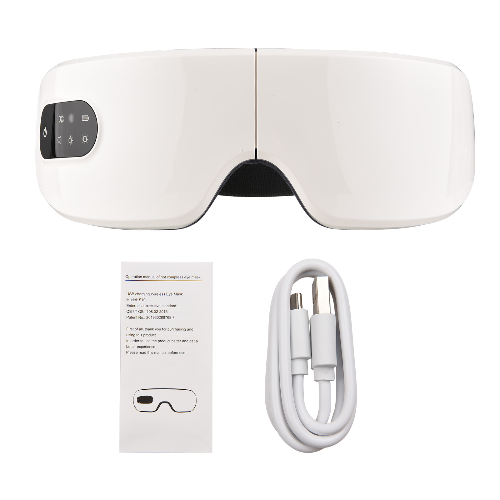 Music Eye Mask Heated Eye Covers Sleeping Foldable Travel Sleeping Mask Built-in Speakers Timer Adjustable Head Strap Eye Mask