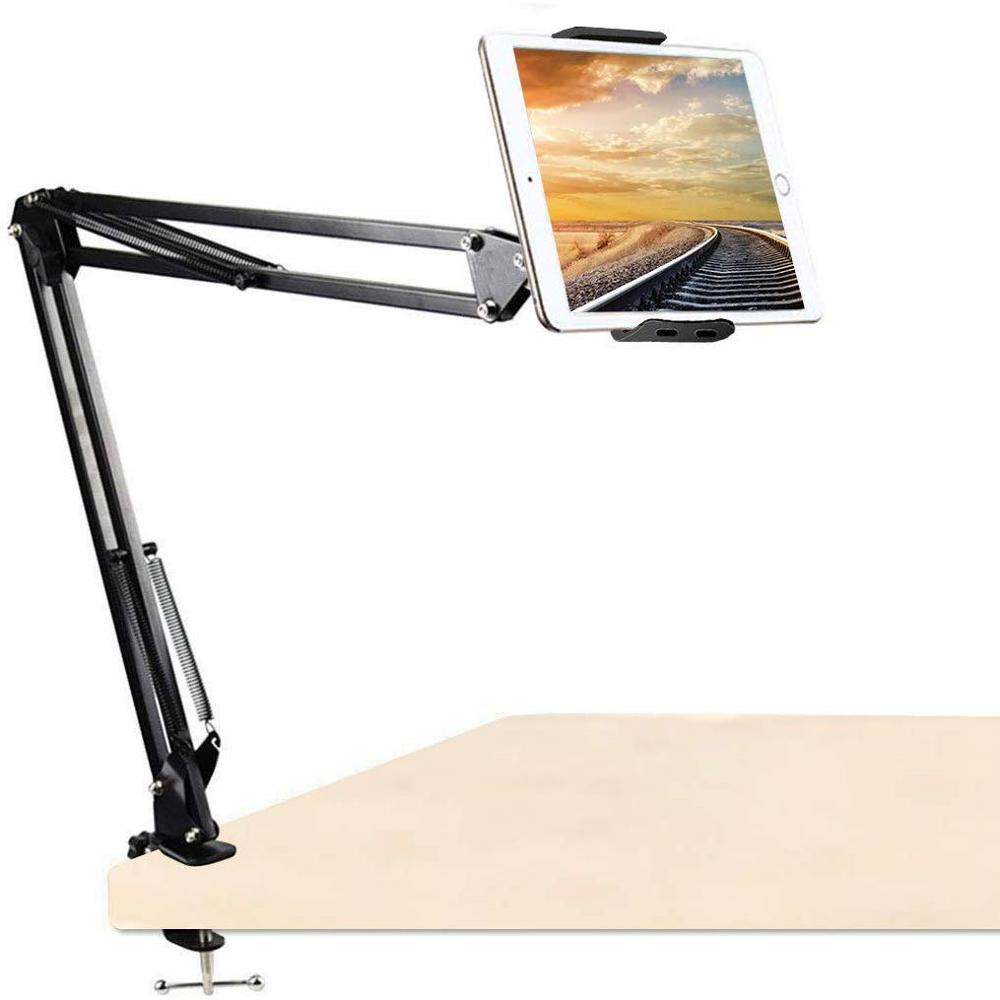 Soporte de montaje para tableta, brazo articulado de rotación de 360 ° para iPhone/iPad Mini Air Pro de 7-11 pulgadas