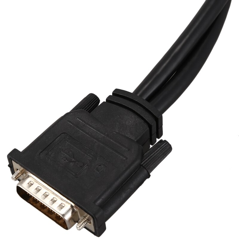 DMS-59 Male to 2 Dual Link DVI-I 24+5 Pin Splitter Adapter Cable
