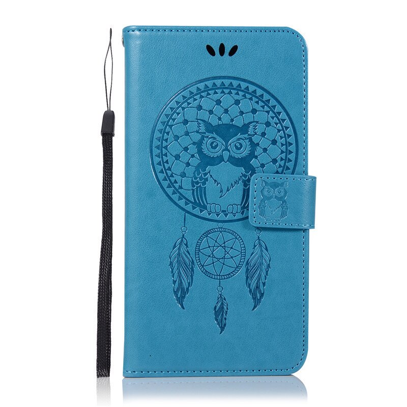 Voor xiaomi redmi note 5a hoesje portemonnee pu leren hoesje voor xiaomi redmi note 5a note 5a mdg 6 mde 6 mdt 6 hoesje flip telefoontasje: Blauw
