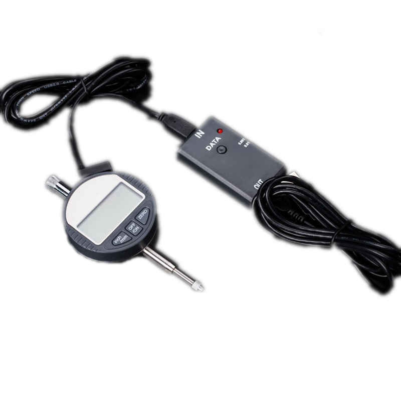 Electronic Dial Indicator Micrometer Thickness Gauge Meter Digital Micrometer Measure Tools USB Data Acquisition Device Adapter
