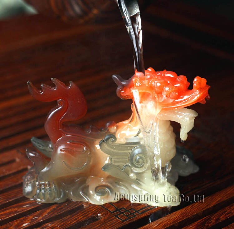 Mascotte allochroïque | kylin jaune, licorne chinoise, Fengshui, meilleurs , , arts et artisanat, ornement, thé pet,S1030B