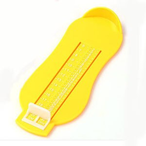 Baby Foot Shoe Size Measure Tool Kids Children Infant Shoes Device Ruler Kit For Kids Shoes Fittings Gauge K0027: Yellow