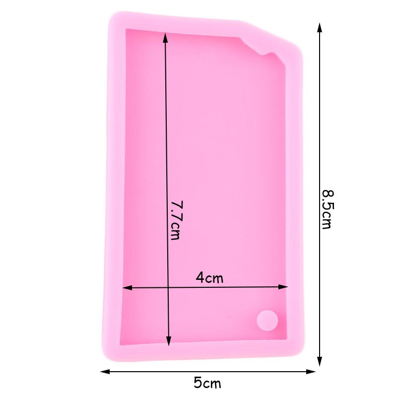 Shiny Glossy Kansaa United States Map Epoxy Resin Craft Keychain Silicone Mold Polymer Clay Pendant Molds Phone Grip Moulds