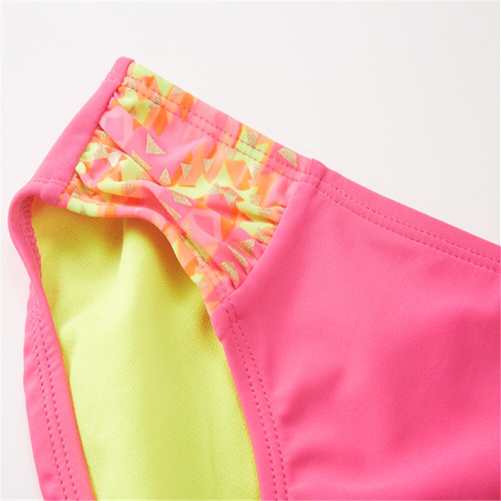 Girl's Cross Straps Two Piece Tankini Swimsuit купальник For Girls Two piece Swimsuit Kids Girls BIKINI Set Bathing suit