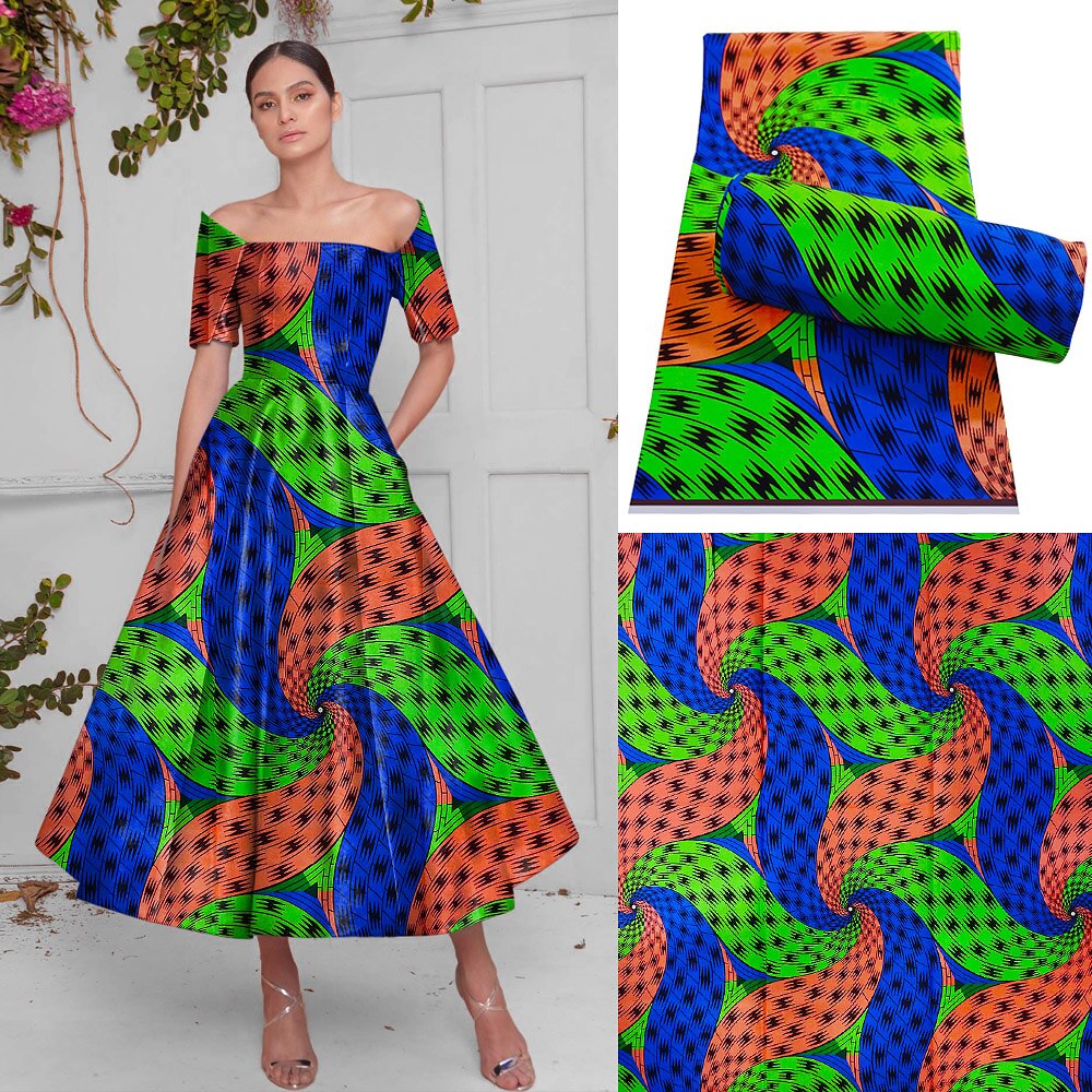 ankara Afrikanischen Drucke Batik Echt Wachs Stoff Afrika NäHenne Hochzeit Kleid Handwerk Material 100% Baumwolle Tissu