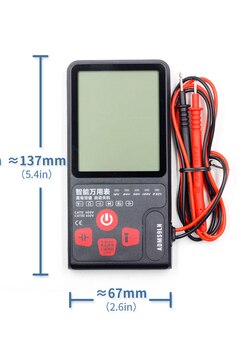 ADMS9LN / ADMS9CLN Intelligent Digital Multimeter Ultra-thin Large Screen Electrician Multi-function Repair Artifact: ADMS9LN