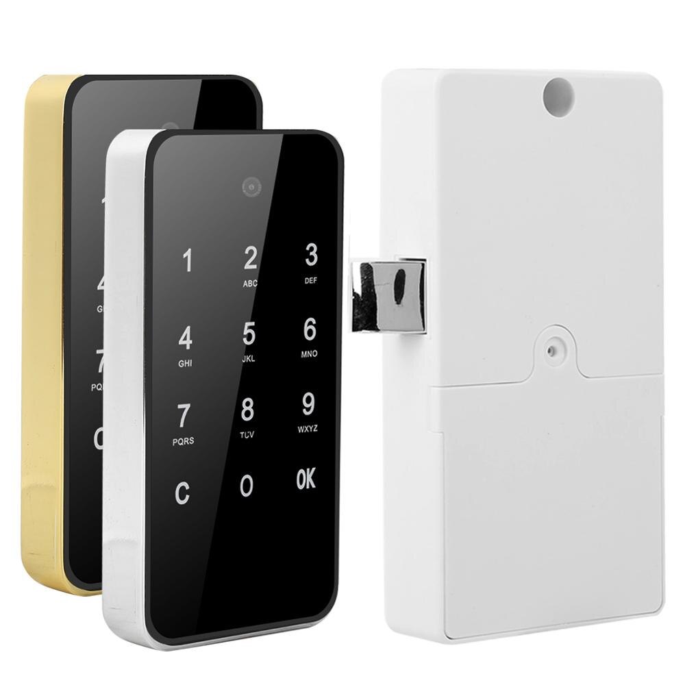 Electronic Password Lock Smart Keyless Digital Touch Screen for File Cabinet Locker Sauna