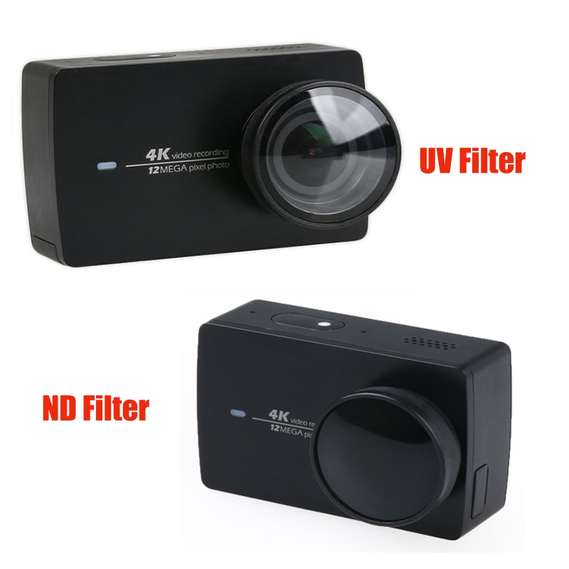 Yi 4 K Xiaomi Zubehör UV ND Neutral Dichte Filter Abdeckung Objektiv Schutzhülle Für Yi Xiaomi II 4 K Xiaoyi action Sport Kamera