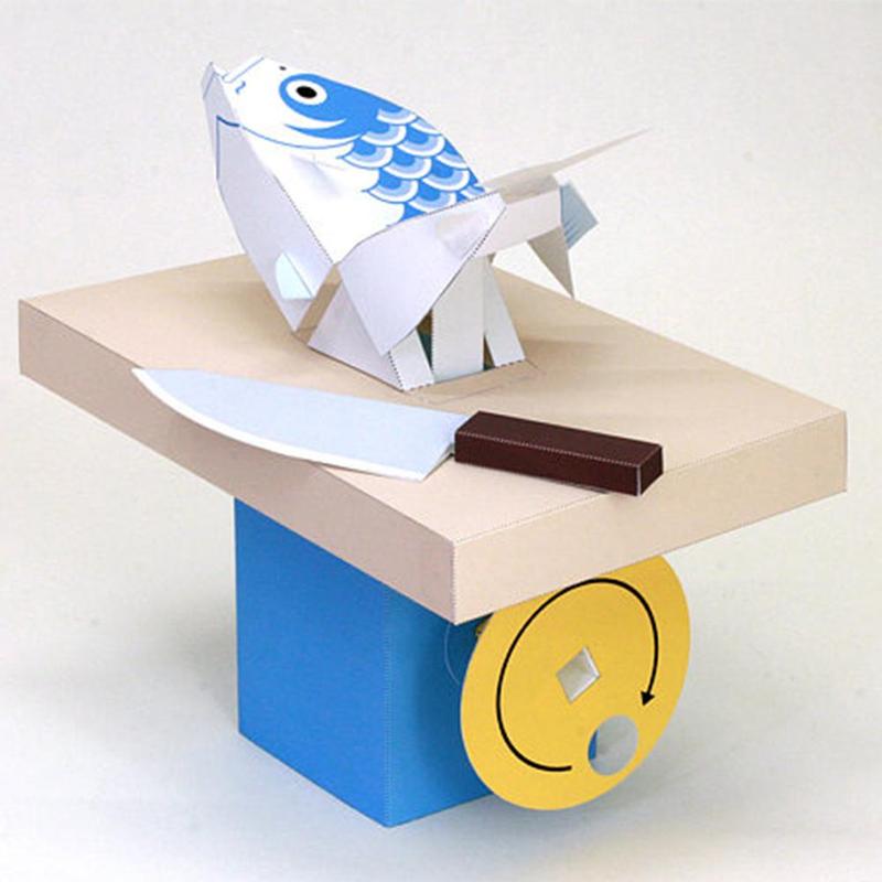 Diy Papier Scrapbook Decoratie Papier Haruki Nakamura Speelgoed Origami Papier Dier Schattige Vouwen Speelgoed Ontdek Kid Kirigami Q7P9