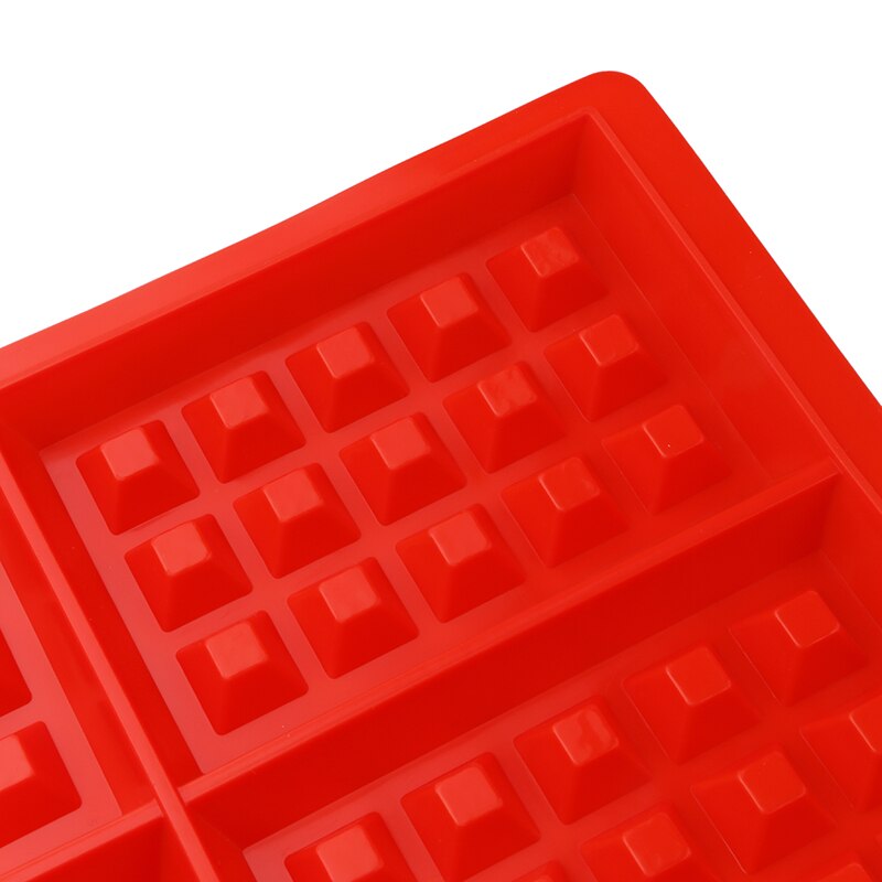Küche Backformen Hohe-temperatur Nicht-Stock Waffel Schimmel Silikon DIY Backen Kuchen bilden Platz/Runde Kuchen bilden Macher