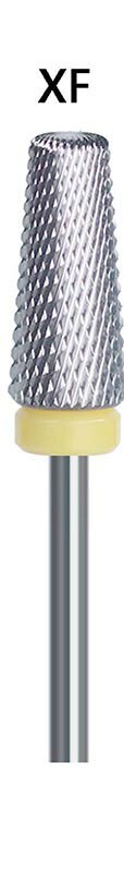 1PC taladro de uñas de carburo de 100% multifunción 5 en 1, edición Slim & Cross, broca de taladro para uñas para máquina pulidora de uñas eléctrica: XF