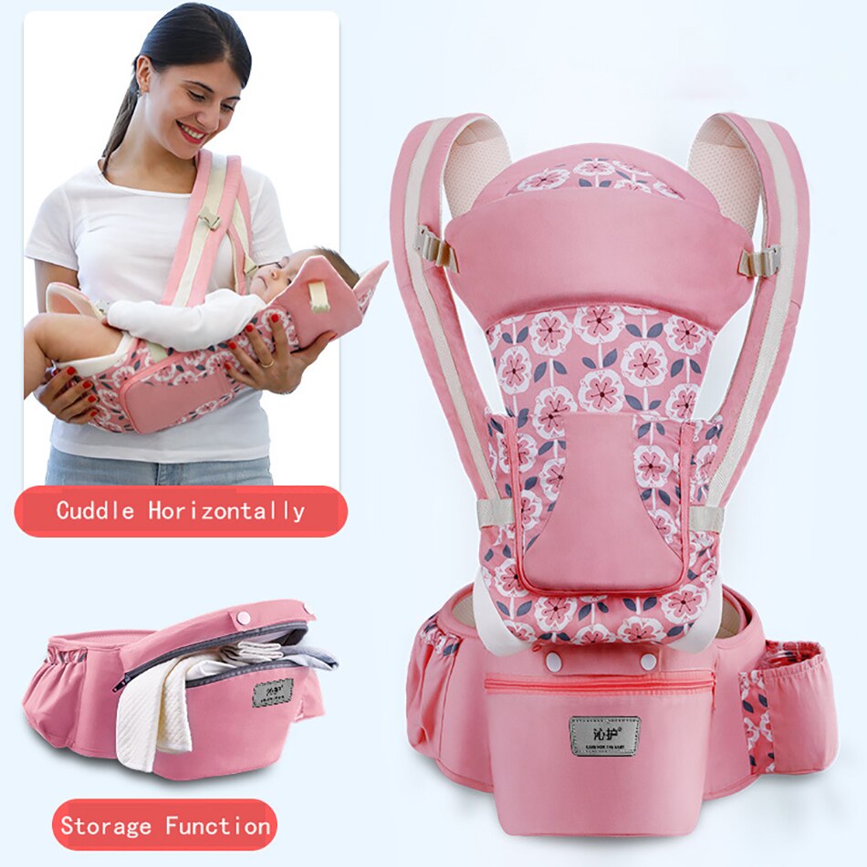 Baby Carrier Ergonomic Baby Carrier Soft Breathable Adjustable Multi-Function Ergonomic Carrier 0-48 months: EM0413