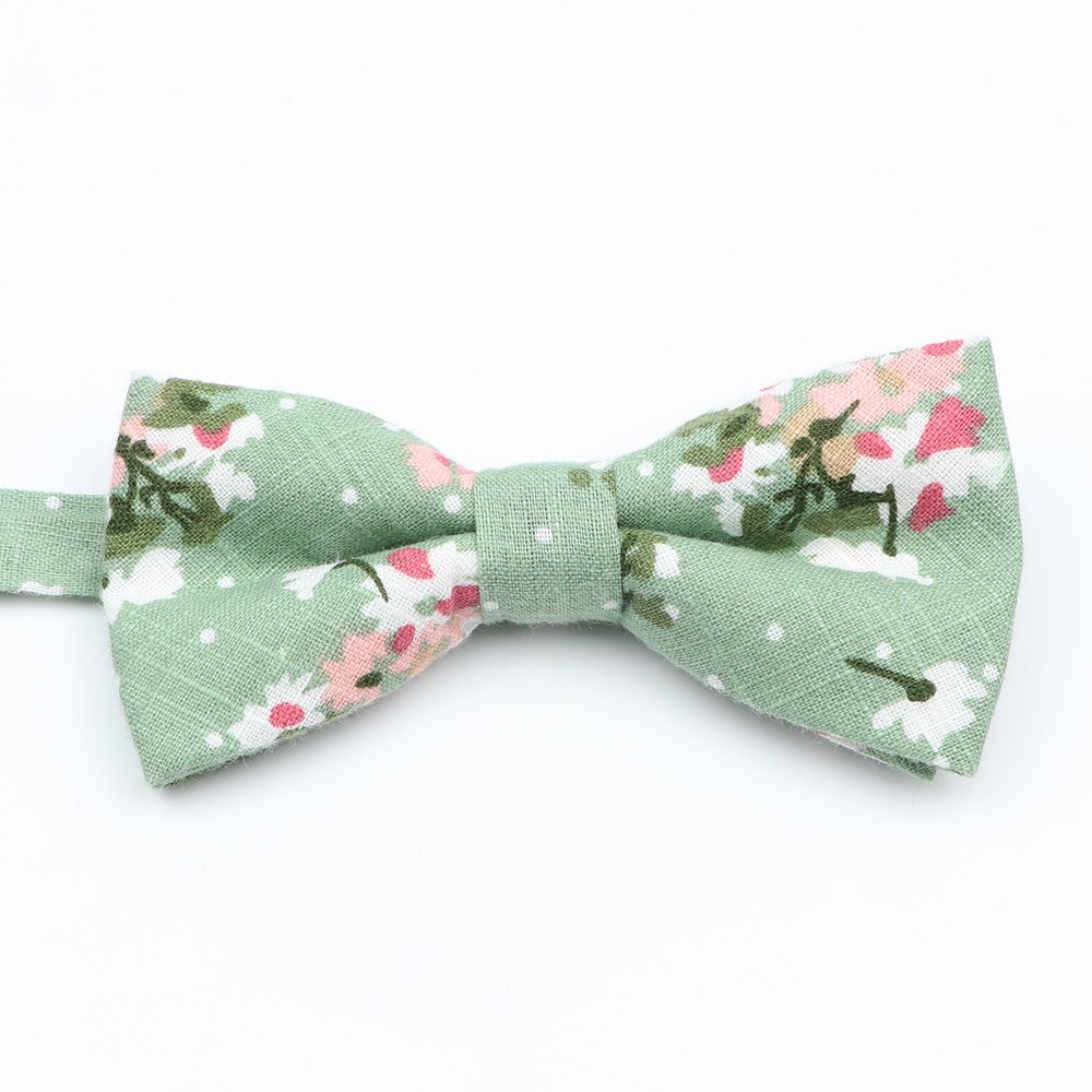 Nuevos pajaritas florales coloridas, corbatas de pajarita con estampado de algodón a la para niños, trajes de de boda para niños, corbatas de mariposa