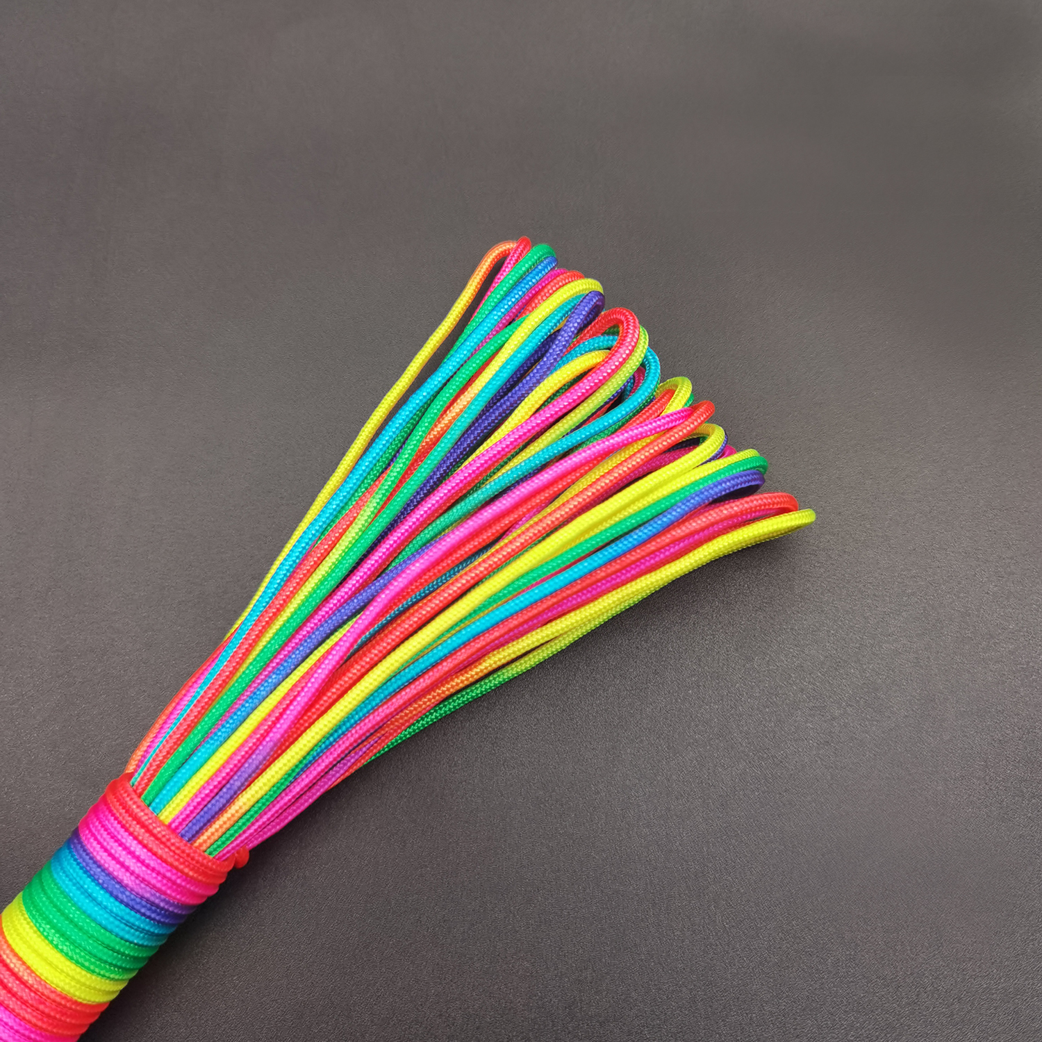 Cuerda de arco iris de 31 metros, 2mm /3mm /4mm de diámetro, 7 hebras, cuerda de paracaídas, escalada, camping, equipo de supervivencia, pulsera de cuerda de paracaídas