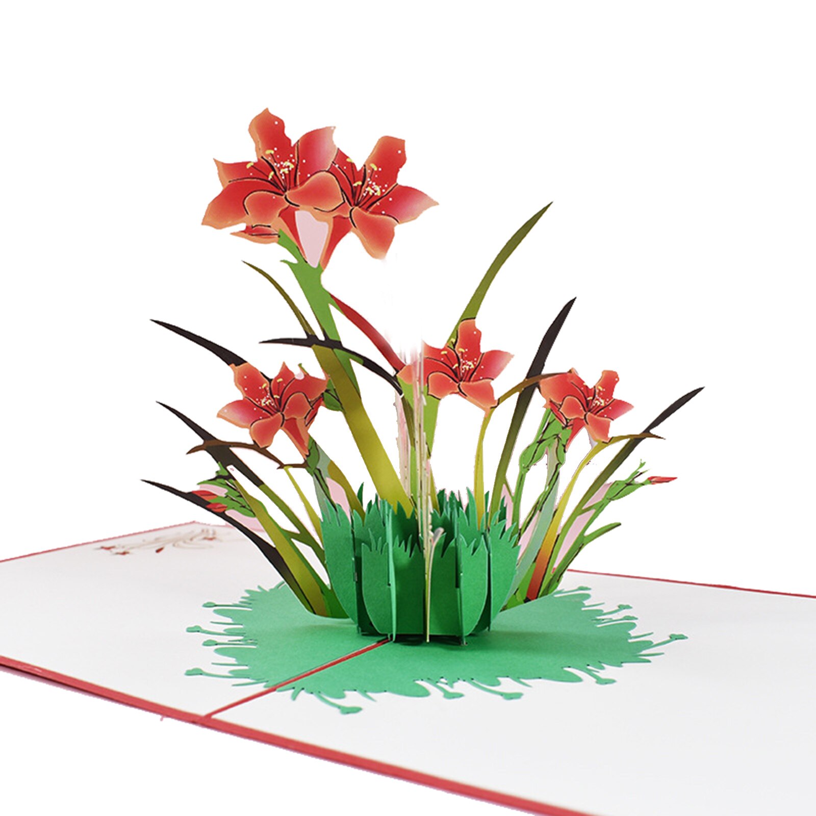 Handmade 3D Flower Pop Up Thank You Card Thanksgiving Cards Mother's Day Greeting Cards With Envelope for Mom DFDS8