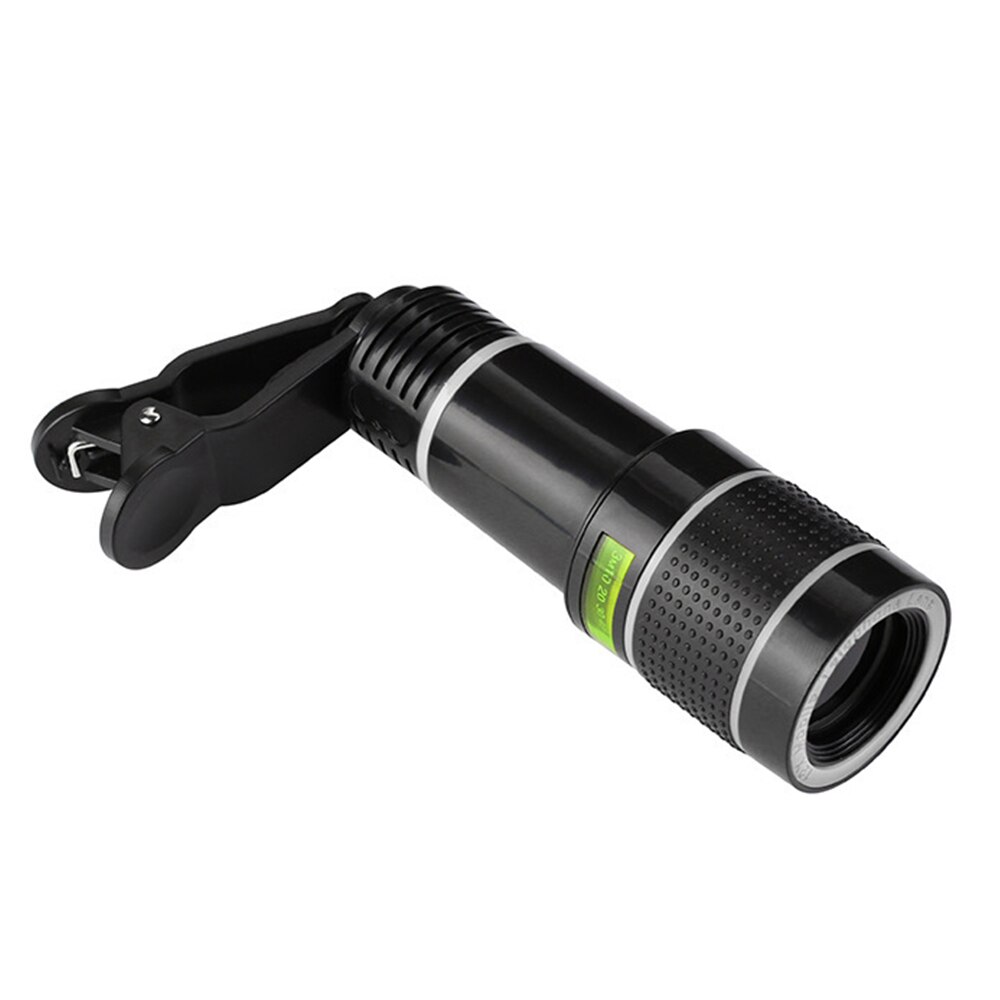 Hd 20x Mobiele Telefoon Telelens Set Externe Camera Lens Zoom Scherpstellen Telefoon Lens Set Voor Iphone 11 X Samsung xiaomi Huawei: Lens Eye mask