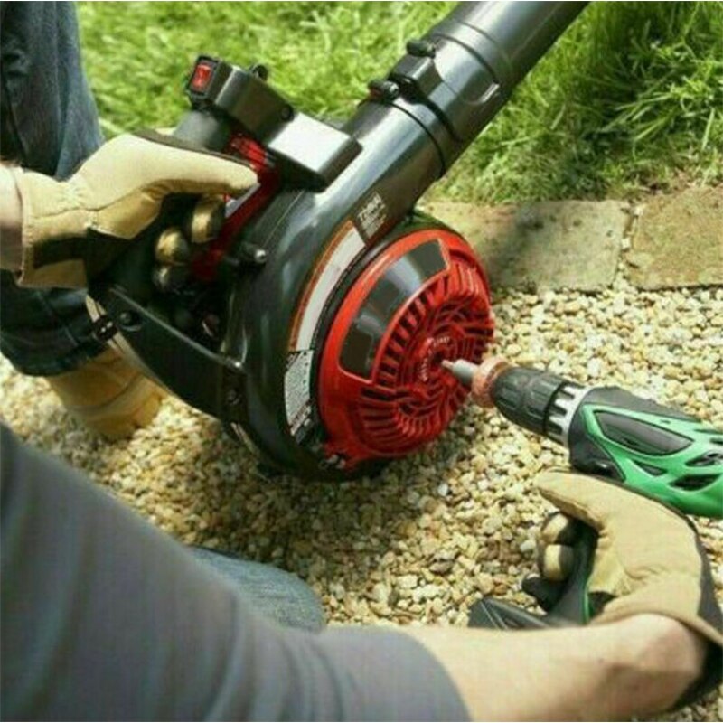 Electric Engine Start Starter Drill Bit Adapter For Capable Handheld Power Equipment String Trimmers Leaf Blower Cultivator