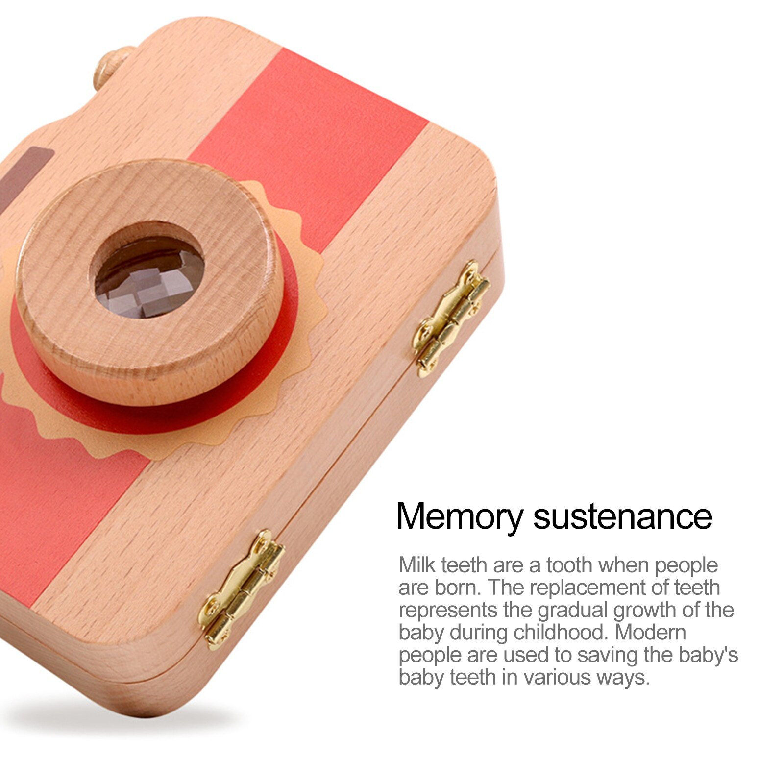 Milk Teeth Storage Photo Frame Baby Wood Tooth Box Organizer Infant Teeth Collect Tooth Box Keepsake Souvenir For Boy Girls