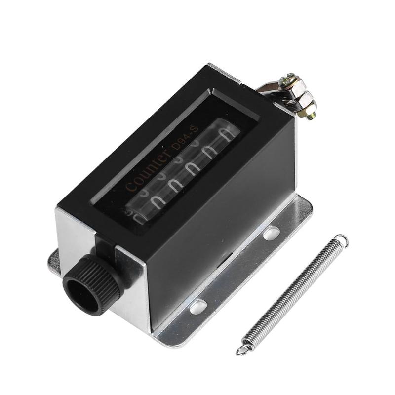 YWBL-WH D94-S Mechanical Counter 6 Digit Resettable Mechanical Tensile Counting Range 0-999999 (PCS