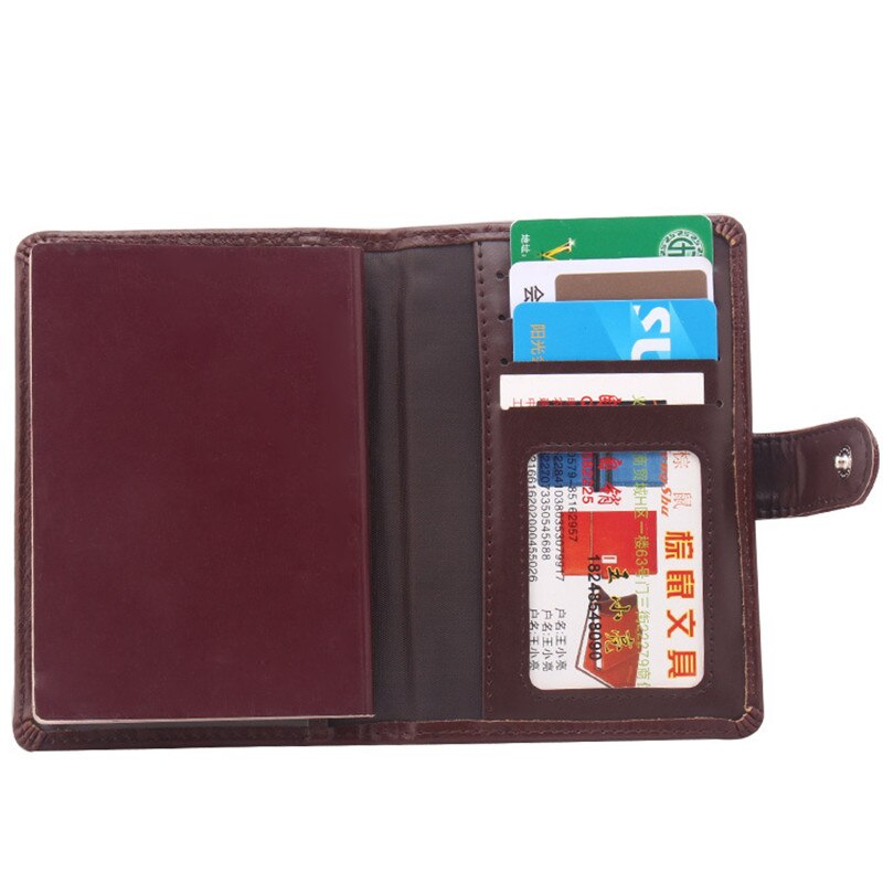 Creatieve Pu Paspoort Cover Russische Rijbewijs Portemonnee Retro Lederen Mannen Reizen Portemonnee Credit Card Holder Cover Document Case