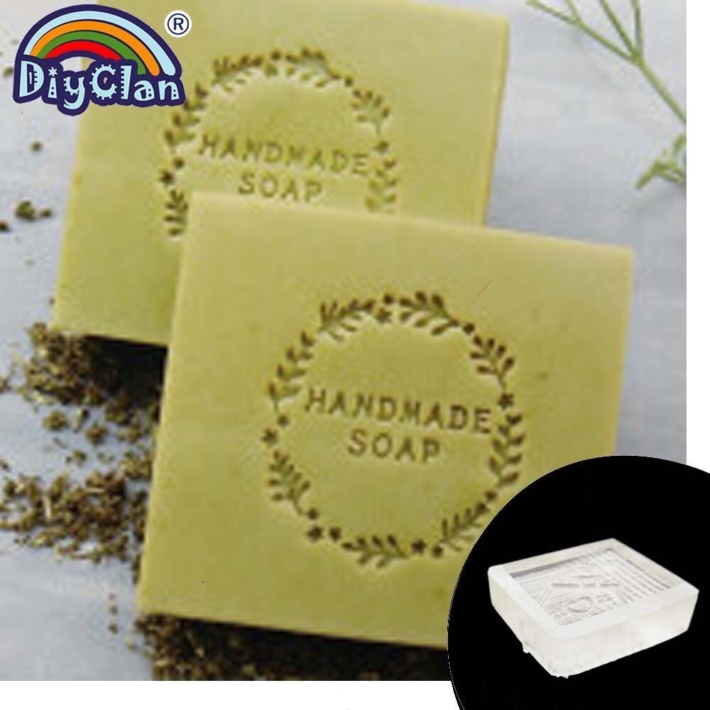 Tampon de savon de branche d'olivier pour la fabrication de savon à la main: Stamp no handle