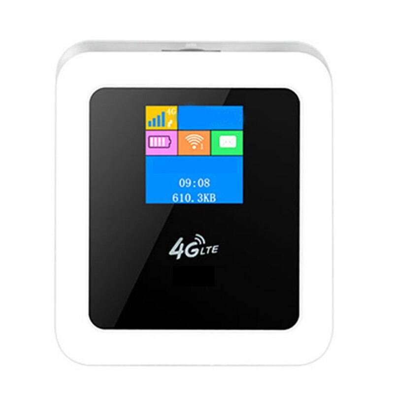 4g wifi-ruter miniruter 4g trådløs bærbar lomme wifi mobil hotspot bil wi-fi-ruter med sim-kortspor: misligholde tittel
