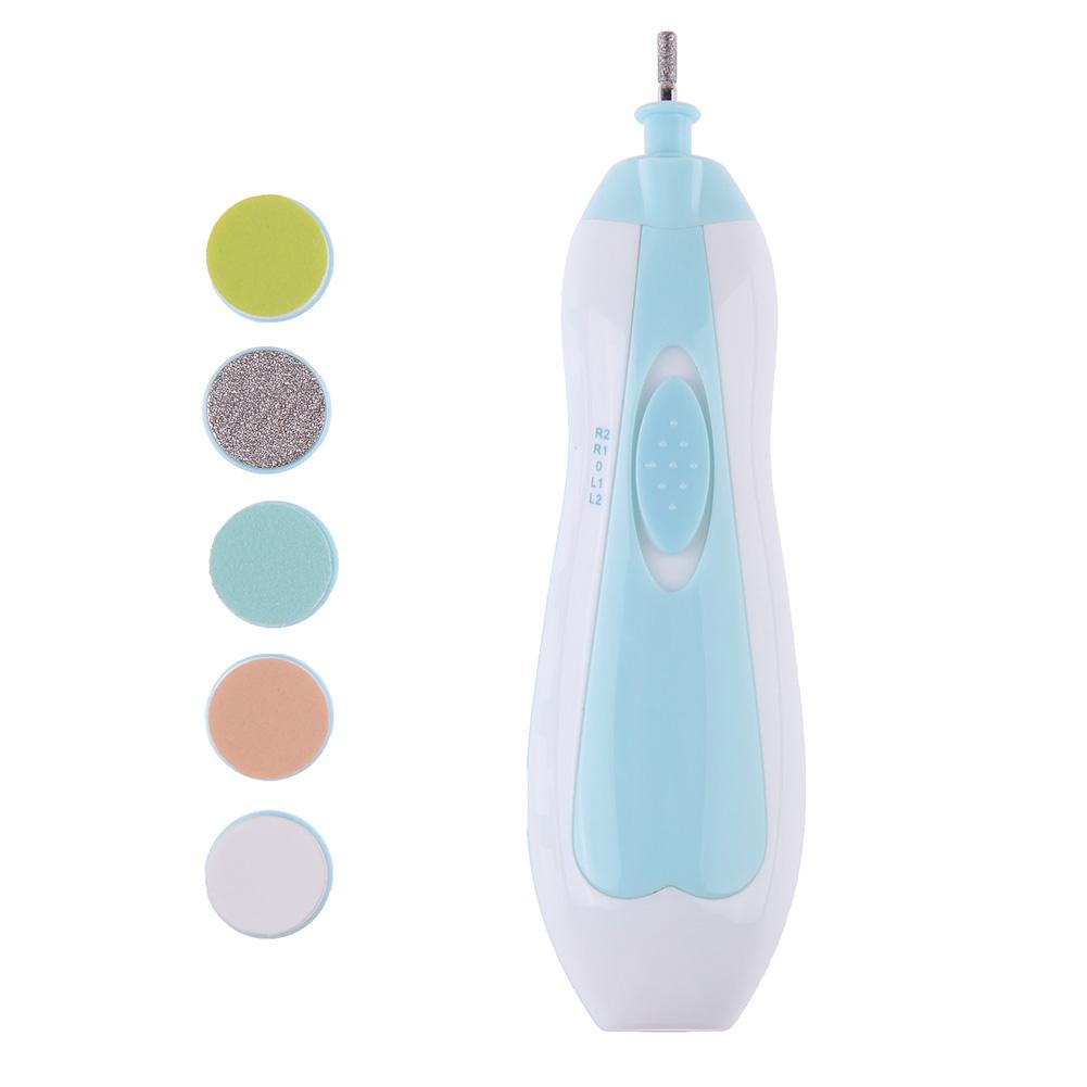 Tagliaunghie per bambini per bambini Manicure elettrico per bambini Pedicure tagliaunghie tagliaunghie Set per la cura delle forbici nuovo nato con 6 pezzi tagliaunghie
