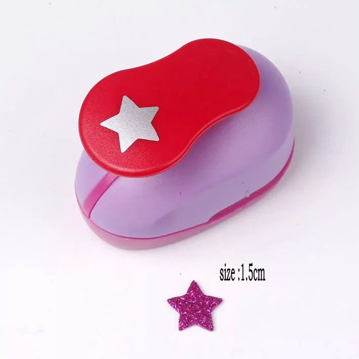 1.5cm-7.0cm five-pointed star shape craft punch paper punches scrapbooking punchers DIY handmade paper cutter EVA foam punch