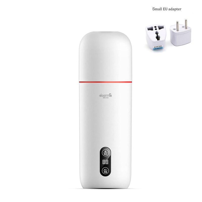 Xiaomi butelka wody 350ML czajnik wody sterowanie dotykowe Drinkware termos kubki odkryty sport szkoła wyciek dowód uszczelnienie wspinaczka: Add mały EU adapter