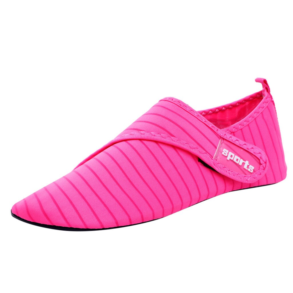 CHAMSGEND lato nowy Casual para sporty plażowe buty do pływania Baita moda antypoślizgowe odporne na zużycie buty na plażę: Hot Pink / 43