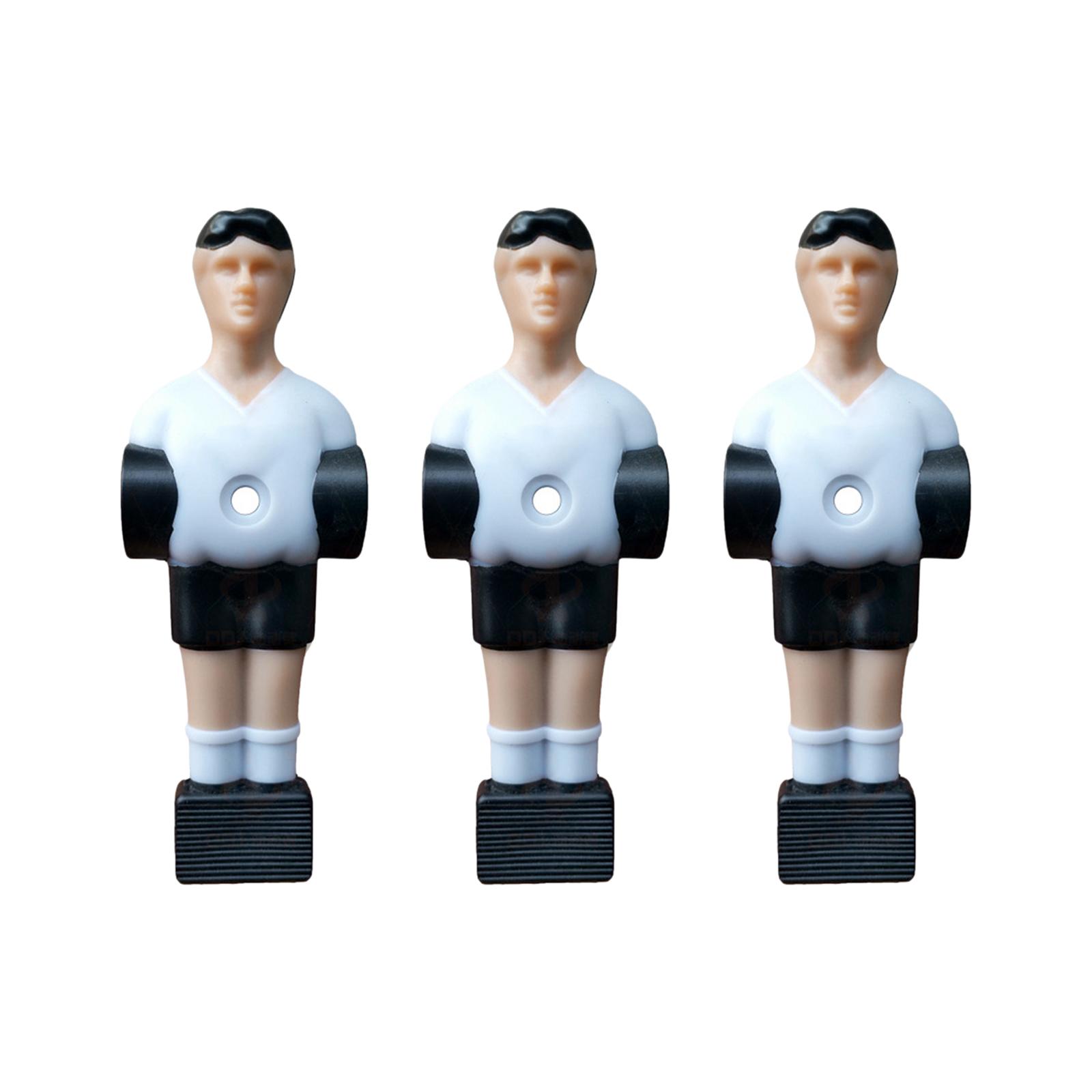 3x Voetbaltafel Mannen Speler Voetballer Tafelvoetbal Mannen Vervanger Set Voor Partij Voetbaltafel Spelen Sport Indoor Games