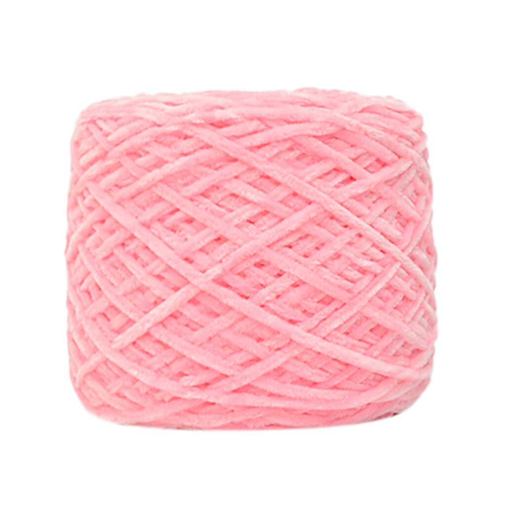 Bufanda de hilo de terciopelo dorado, Hilado de lana de punto, grueso, cálido, para el hogar, ganchillo, ropa, sombreros, zapatos, bufanda, 25 #: B