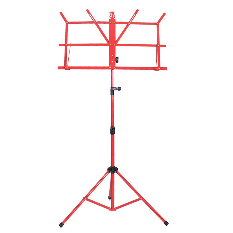 Foldable Music Sheet Tripod Stand Metal Music Stand Holder with Waterproof Carry Bag 7 Colors Guitar Parts & Accessories