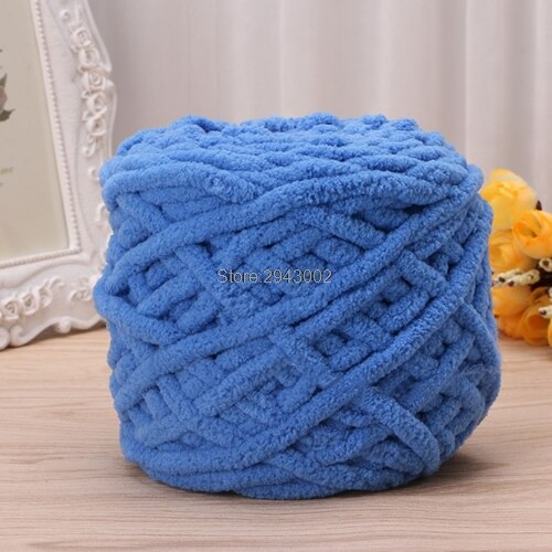 100g/1 balle doux coton à tricoter à la main fil épais tissé volumineux Crochet Worested: 18