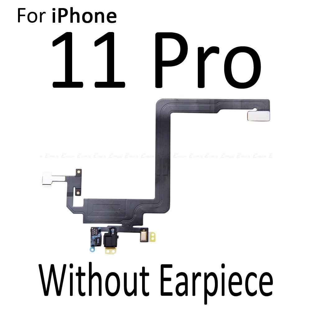Pour iphone  x 10 11 pro xs xr max écouteur avant haut-parleur capteur de lumière ambiante de proximité câble flexible ruban: Pas de haut-parleur 11 pro