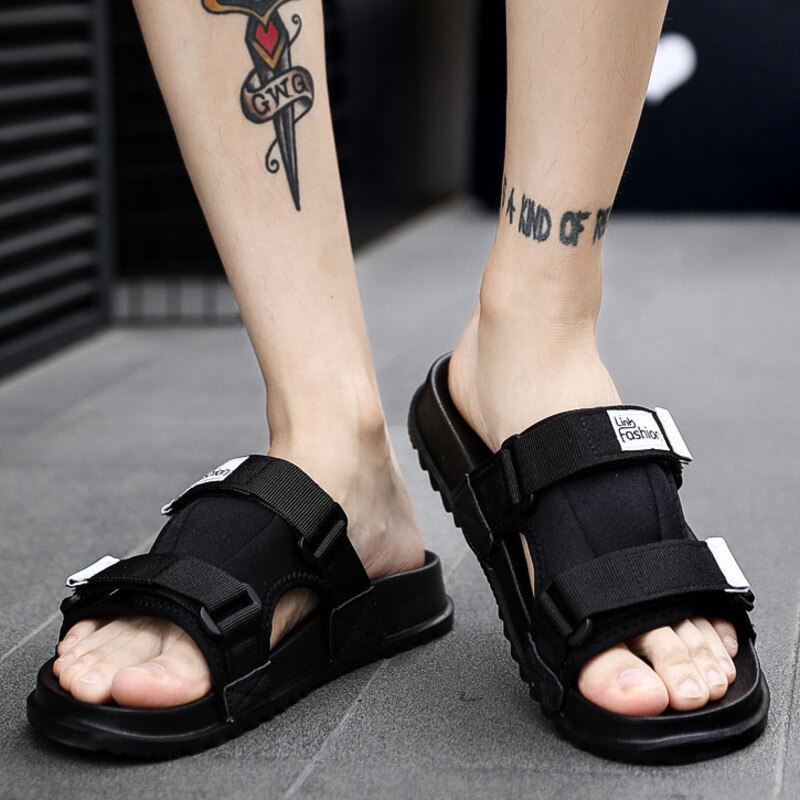 Sommar herr tofflor herr bekväma halkfria flip flop fritidsskor kontorstyg lägenheter herr 39 s skor