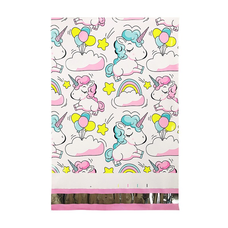 10Pcs 10x13 Inch Printed Poly Mailer Colorful Courier Bag Mix Pattern Poly Mailers Self Seal Envelopes Postal Bags: I