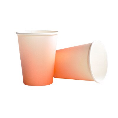 8PCS Party Pappbecher 12 Farbe Haushalt Kaffee Tasse Geschirr Home Decor Zubehör Hochzeit Decor Party: C