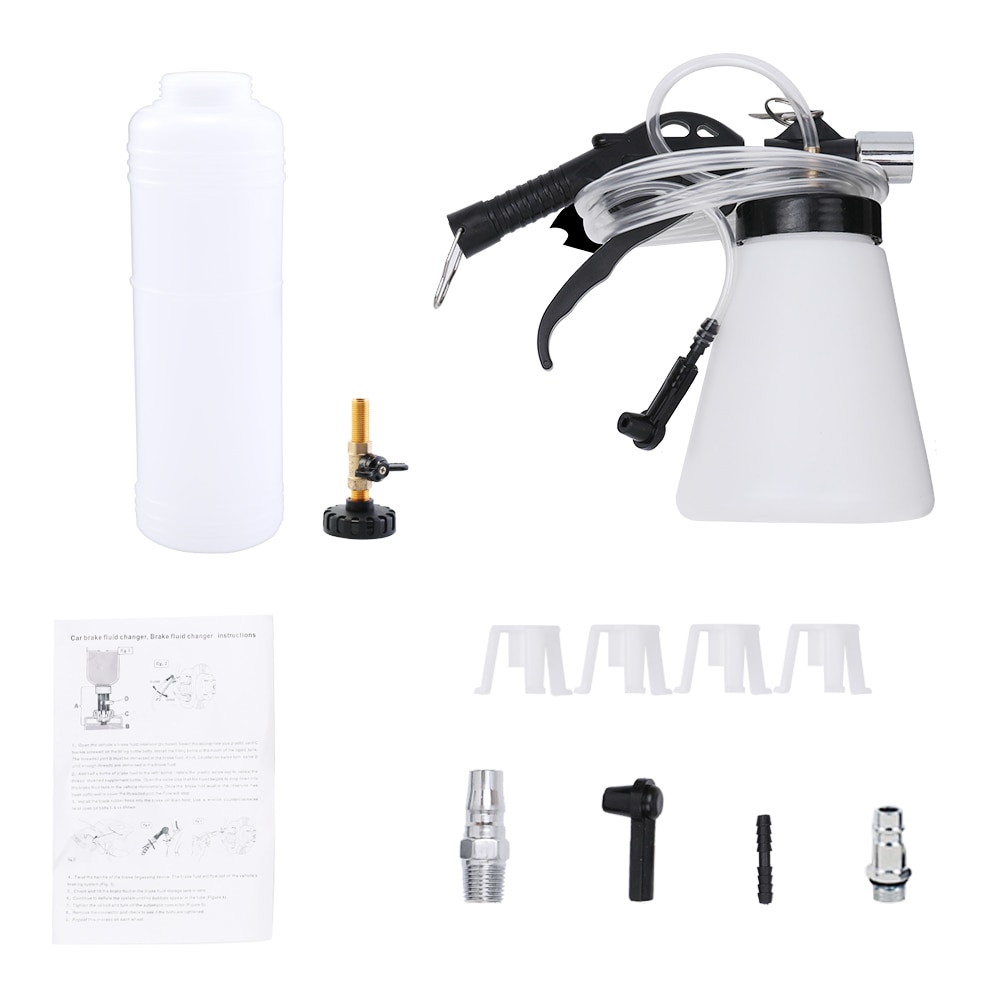 Car Repair Tools Car Brake Fluid Bleeder Tool Brake Oil Replacement Kit Plastic Adapters Brake and Clutch Bleeder